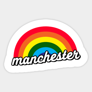 Manchester LGBT Rainbow Gay Pride Sticker